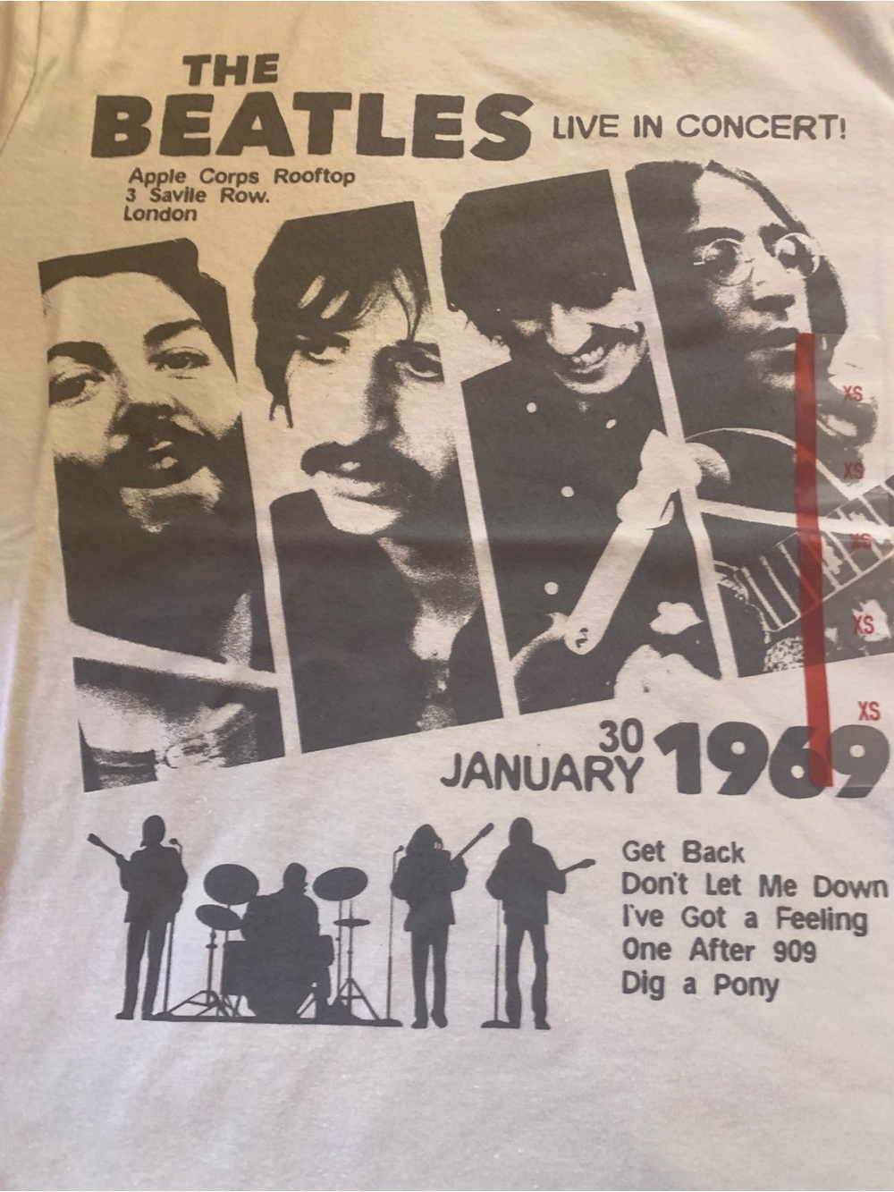 The Beatles Short Sleeve Graphic Tee